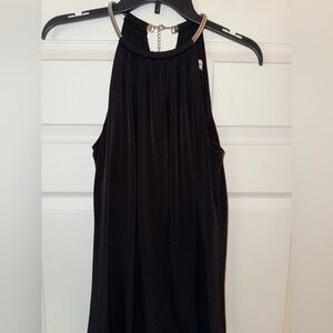 Chic Black Sleeveless Top